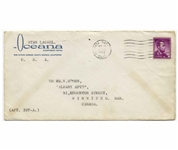 Stan Laurel Letter Signed With His Full Signature ''Stan Laurel'' -- ''...I do'nt recall Ollie ever getting mad at any reference to his weight or having any inferiority complex...''